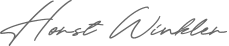 Unterschrift des Mitarbeiters Horst Winkler